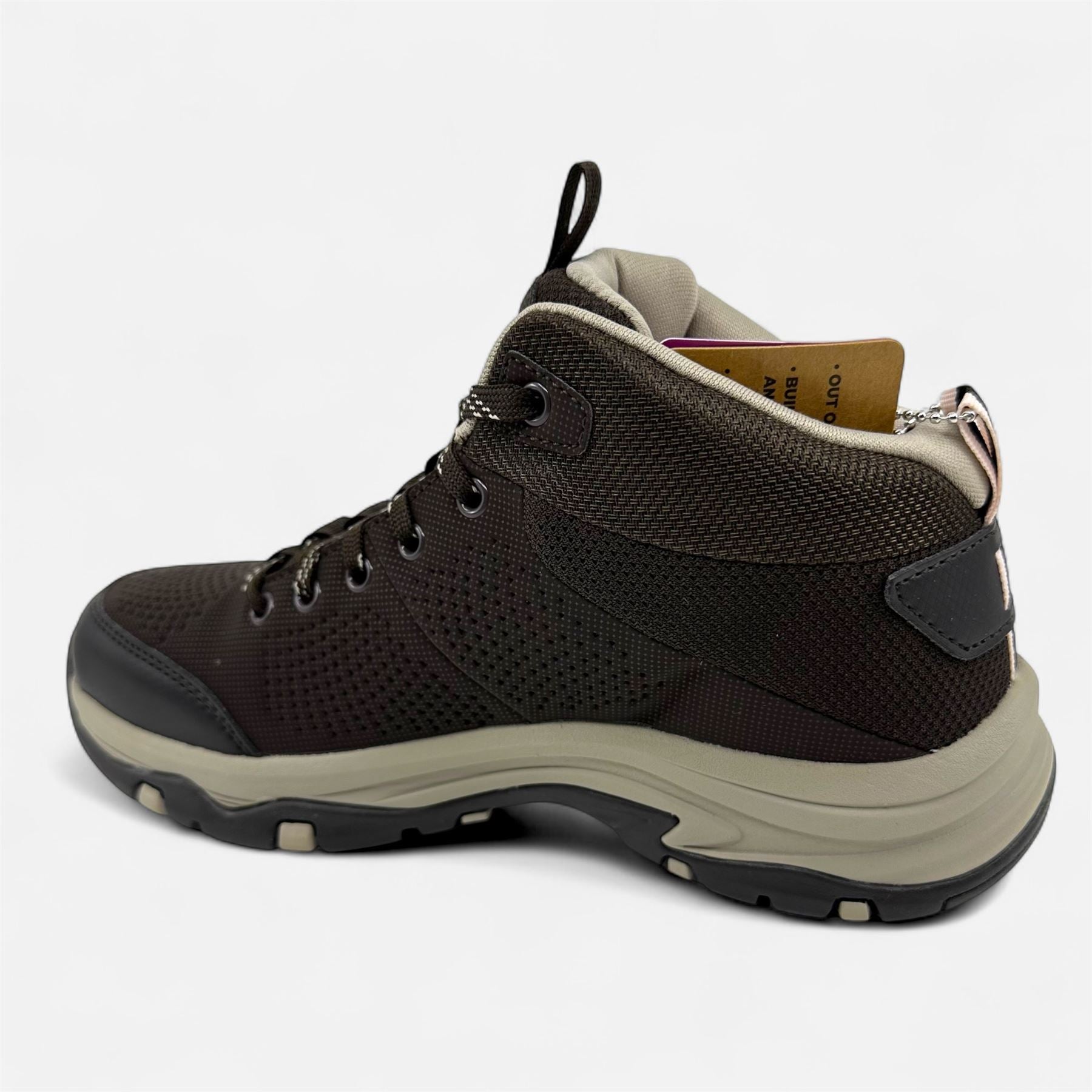 Skechers Trego Trail Kismet Brown Womens Athletic Water Repellent Sneaker