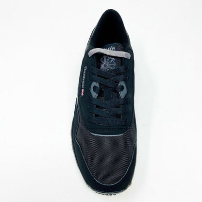Reebok Classics Nylon PF Triple Black Mens Athletic Sneakers BD5407