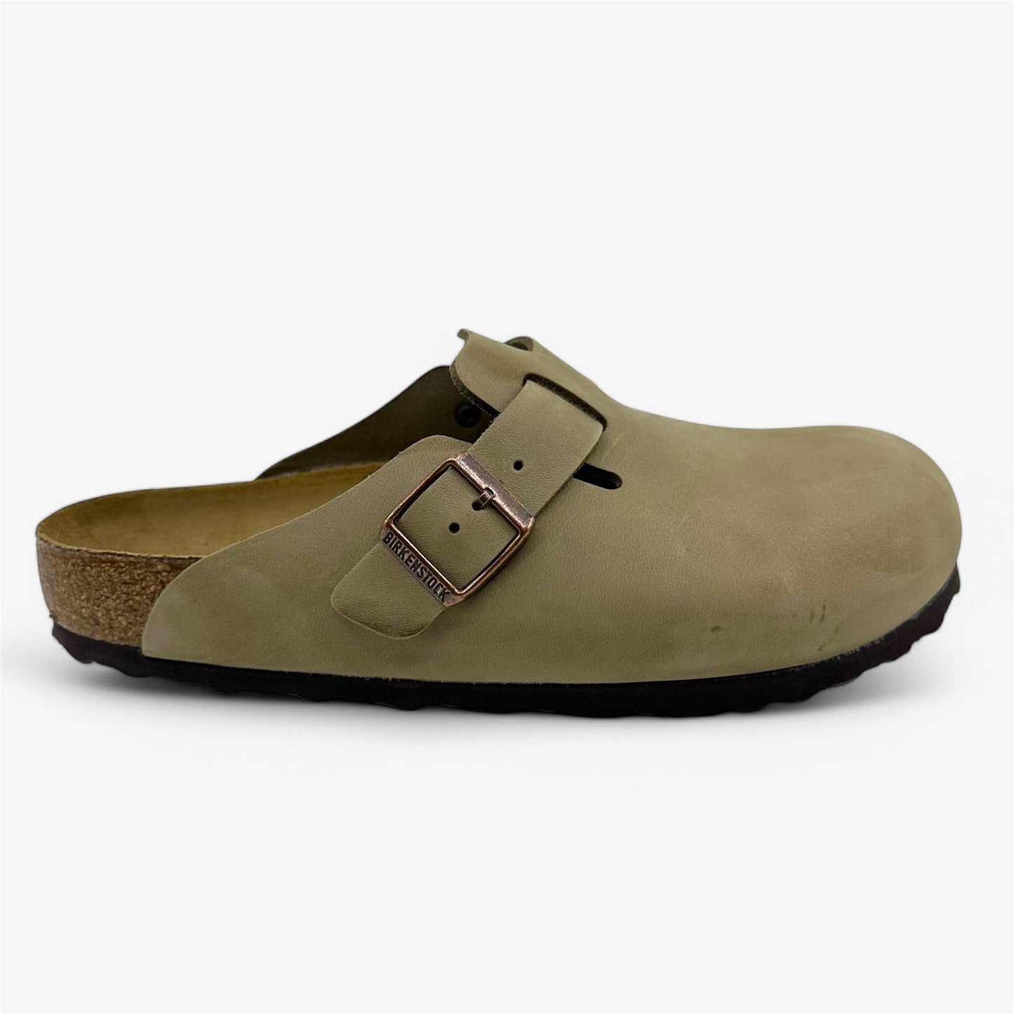 Birkenstock Boston BS Tabacco Brown Mens Casual Soft Footbead Clog