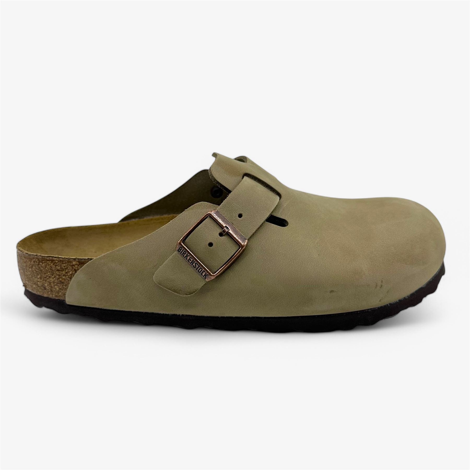 Birkenstock Boston BS Tabacco Brown Mens Casual Soft Footbead Clog
