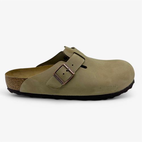 Birkenstock Boston BS Tabacco Brown Mens Casual Soft Footbead Clog
