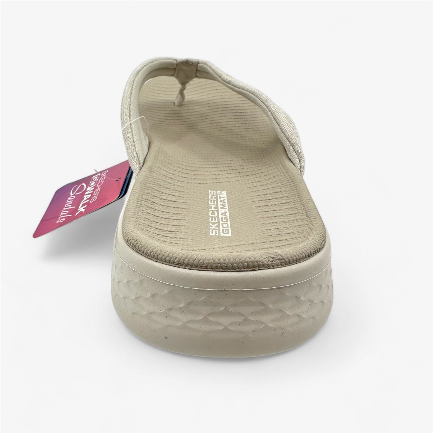 Skechers Go Walk Flex Overjoy Natural Womens Sandal Thong