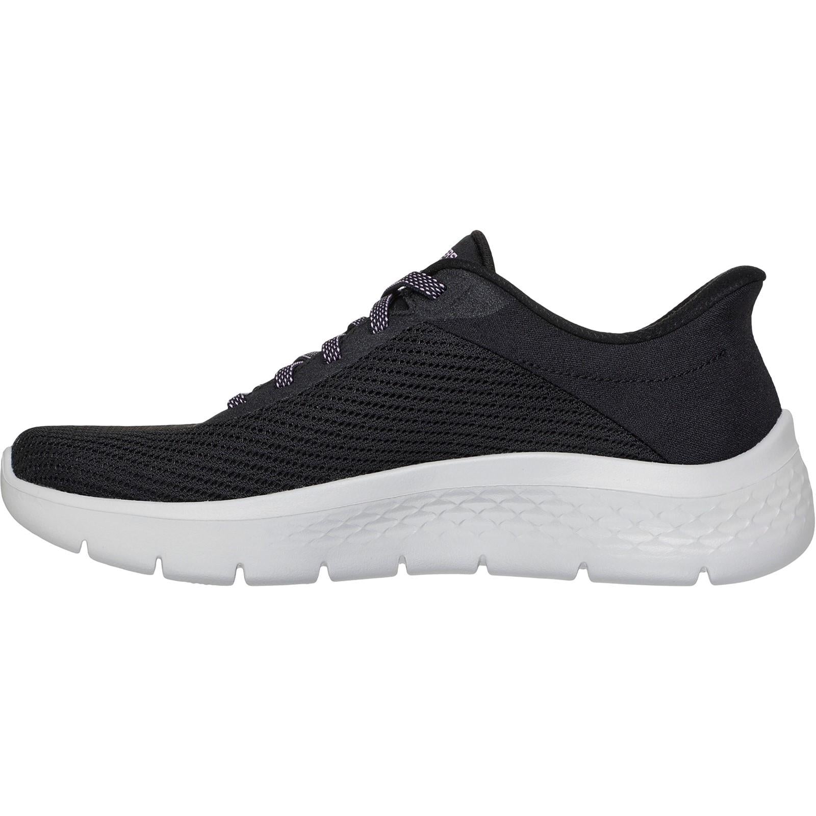 Women's Wide Fit Skechers 125516 Slip-ins Go Walk Flex Carla Trainers