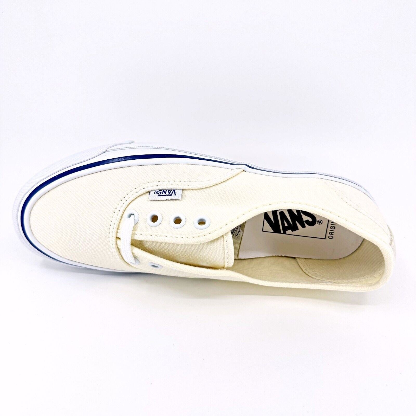 Vans Vault OG Authentic LX (Canvas) Classic White Ivory Womens Sneakers