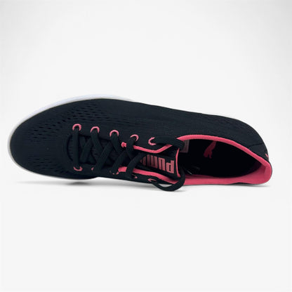 PUMA Monolite CAT Engineered Mesh Black Pink Womens Size 6.5 Spikeless Golf Sneaker