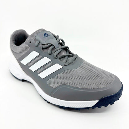 Adidas Tech Response SL Grey White Mens Wide Width Spikeless Golf Shoes EG5295