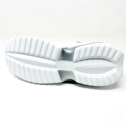 K-Swiss Maxon White Platinum Child Kids Casual Sneakers 5697147