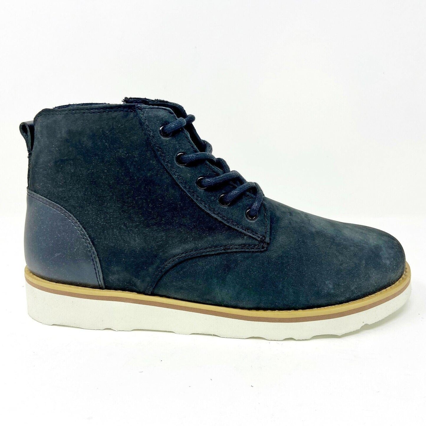 Clae Jackson Black Nubuck Vibram Mens Premium Mid Casual Sneakers