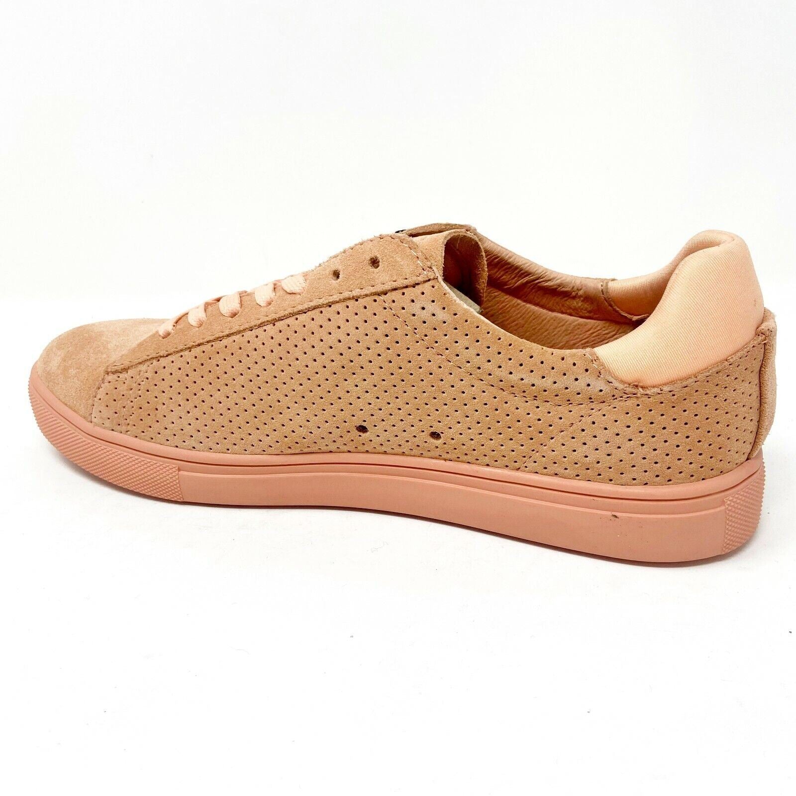 Clae Bradley Peach Suede Mens Premium Casual Sneakers