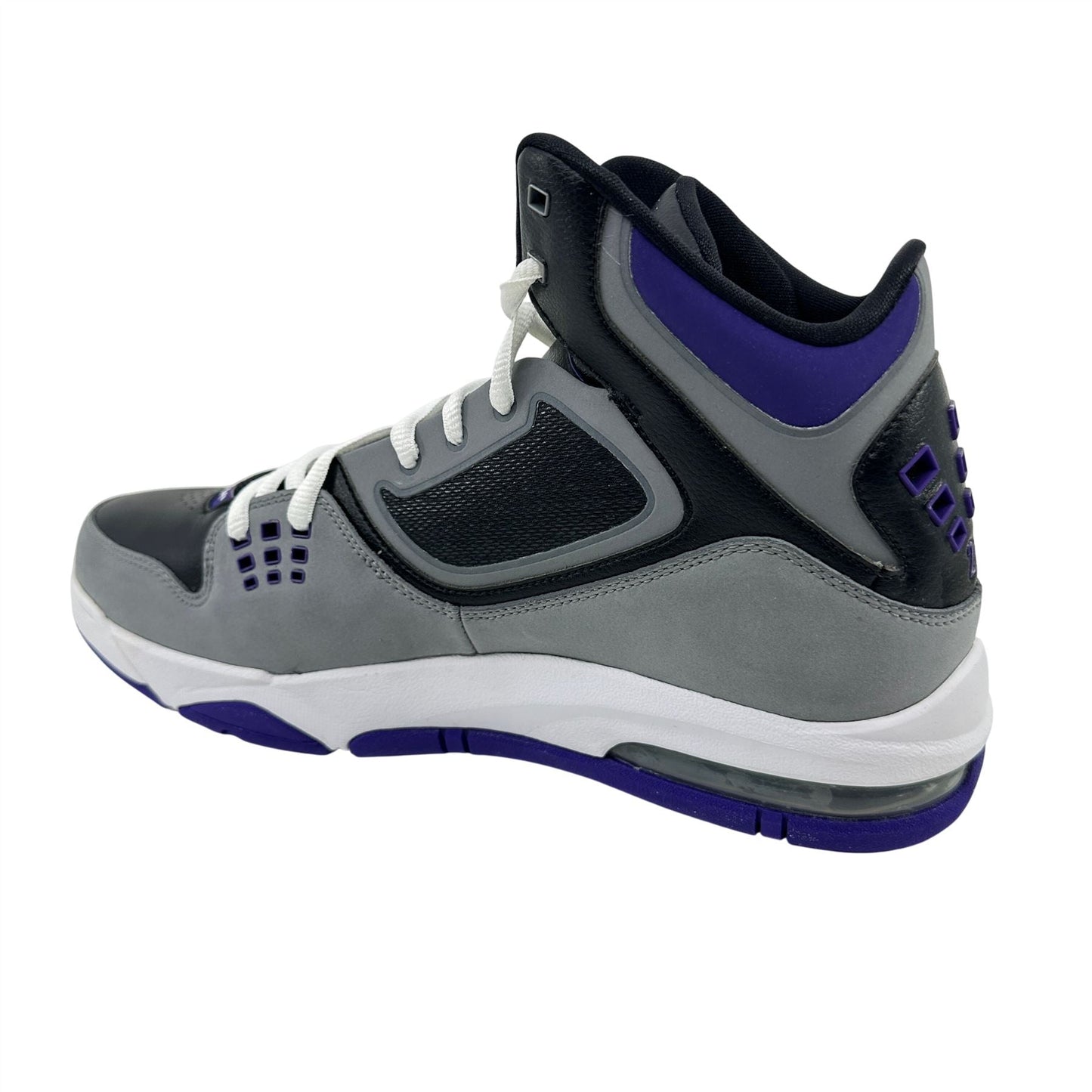 Jordan Flight 23 RST Black White Grey Purple Mens Athletic Sneaker