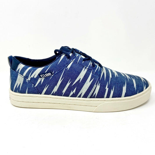 Clae Newman Deep Navy Bolt Canvas Mens Premium Casual Sneakers