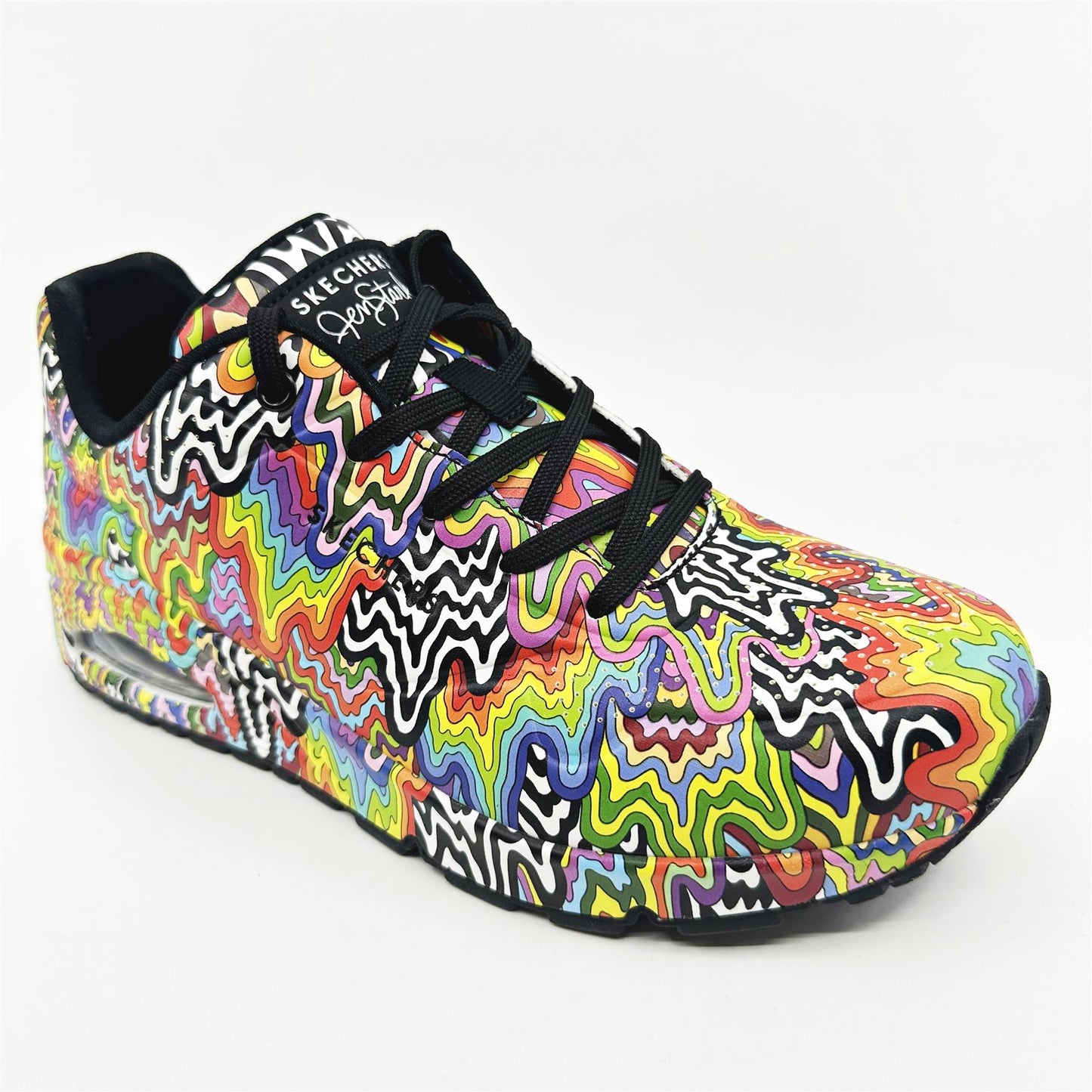 Skechers Uno Infitnite Drip Multi Womens Jen Stark Athletic Sneakers