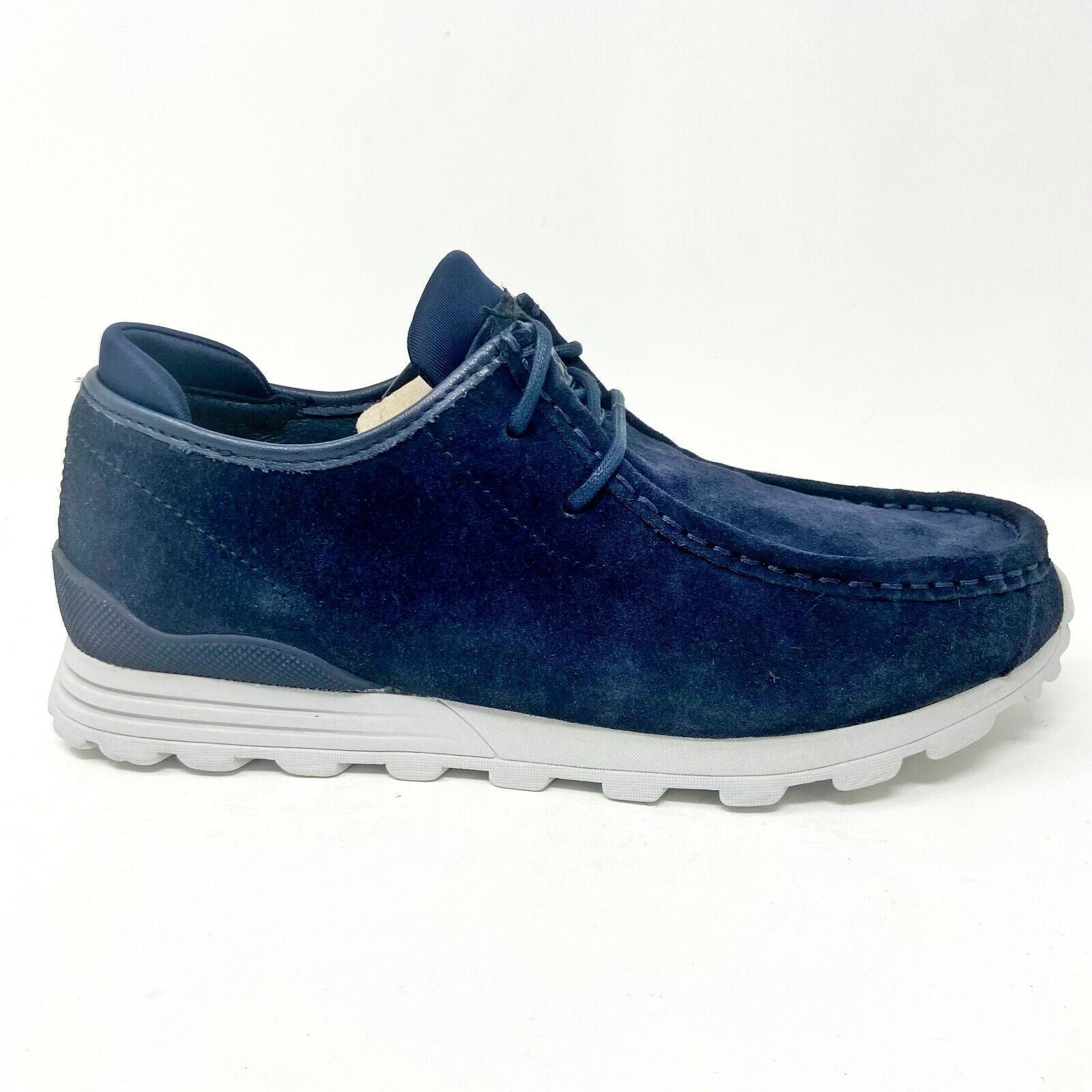 Clae Hopper Navy Suede Mens Low Top Casual Sneakers