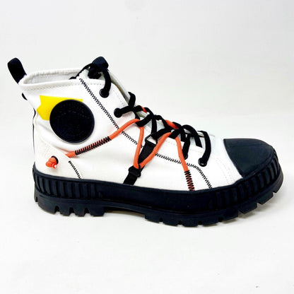 Palladium Pallashock Re-Craft Star White Womens Casual Combat Boots 77194 116