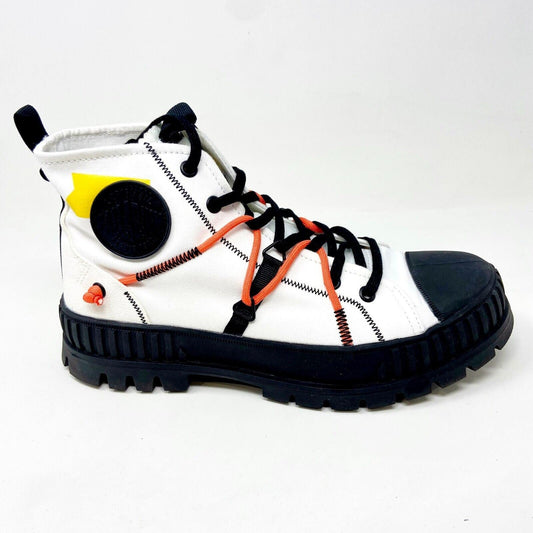 Palladium Pallashock Re-Craft Star White Womens Casual Combat Boots 77194 116