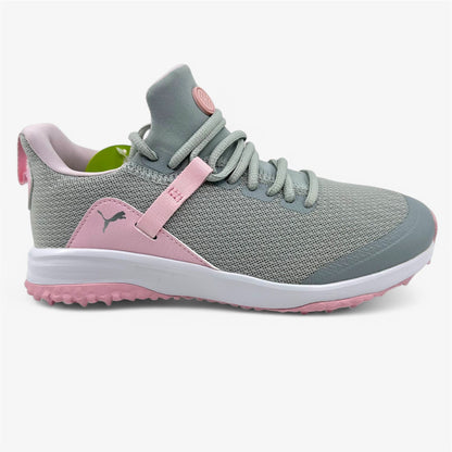 PUMA Fusion Evo High Rise Pink Lady Kids Girls Spikeless Golf Shoes