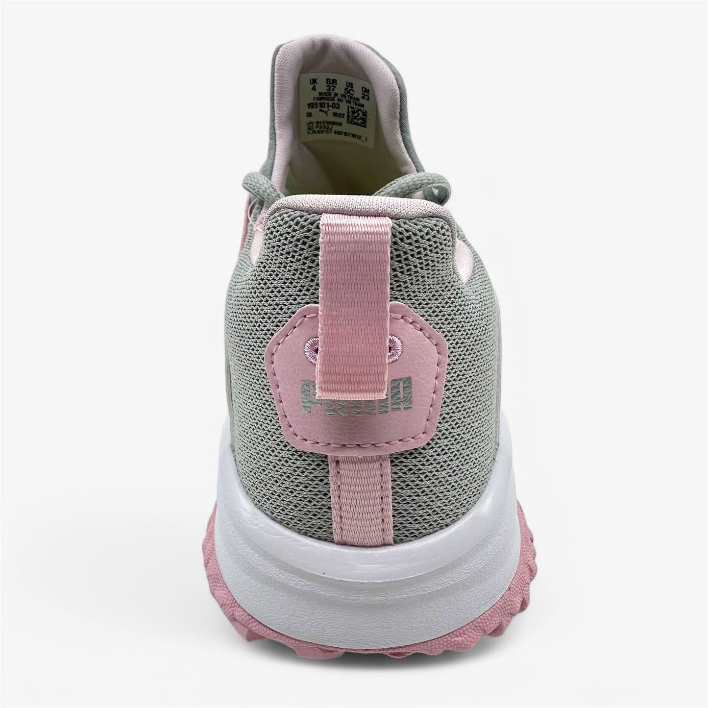 PUMA Fusion Evo High Rise Pink Lady Kids Girls Spikeless Golf Shoes