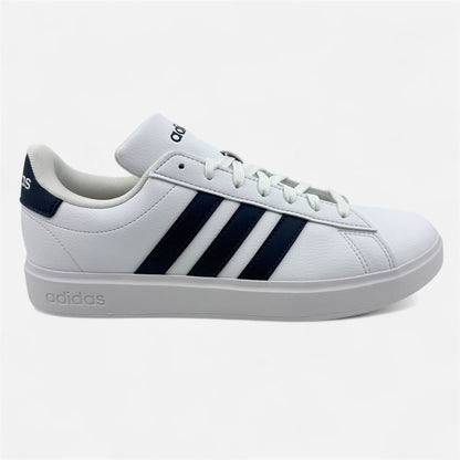 Adidas Grand Court 2.0 White Legend Ink Mens Athletic Sneaker