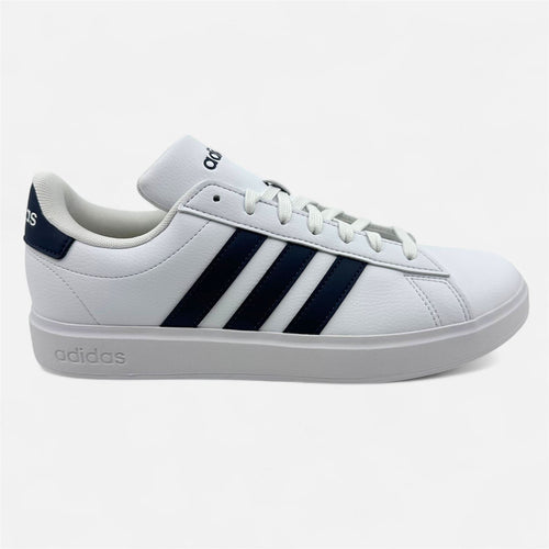 Adidas Grand Court 2.0 White Legend Ink Mens Athletic Sneaker