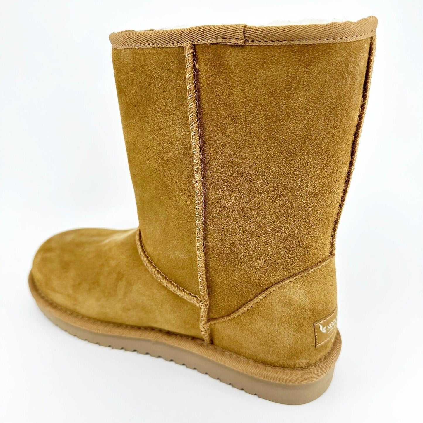 Koolaburra by UGG Koola Short Chestnut Womens  Faux Fur Shearling Suede Boots