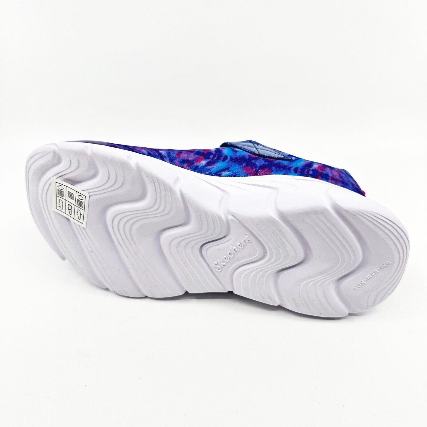 Skechers Dynamic Dash Vivid Paint Blue Kids Girls Size 1.5 Sneakers