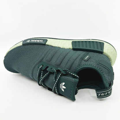 Adidas Originals NMD R1 Linen Green Mineral Womens Running Sneakers GW9477
