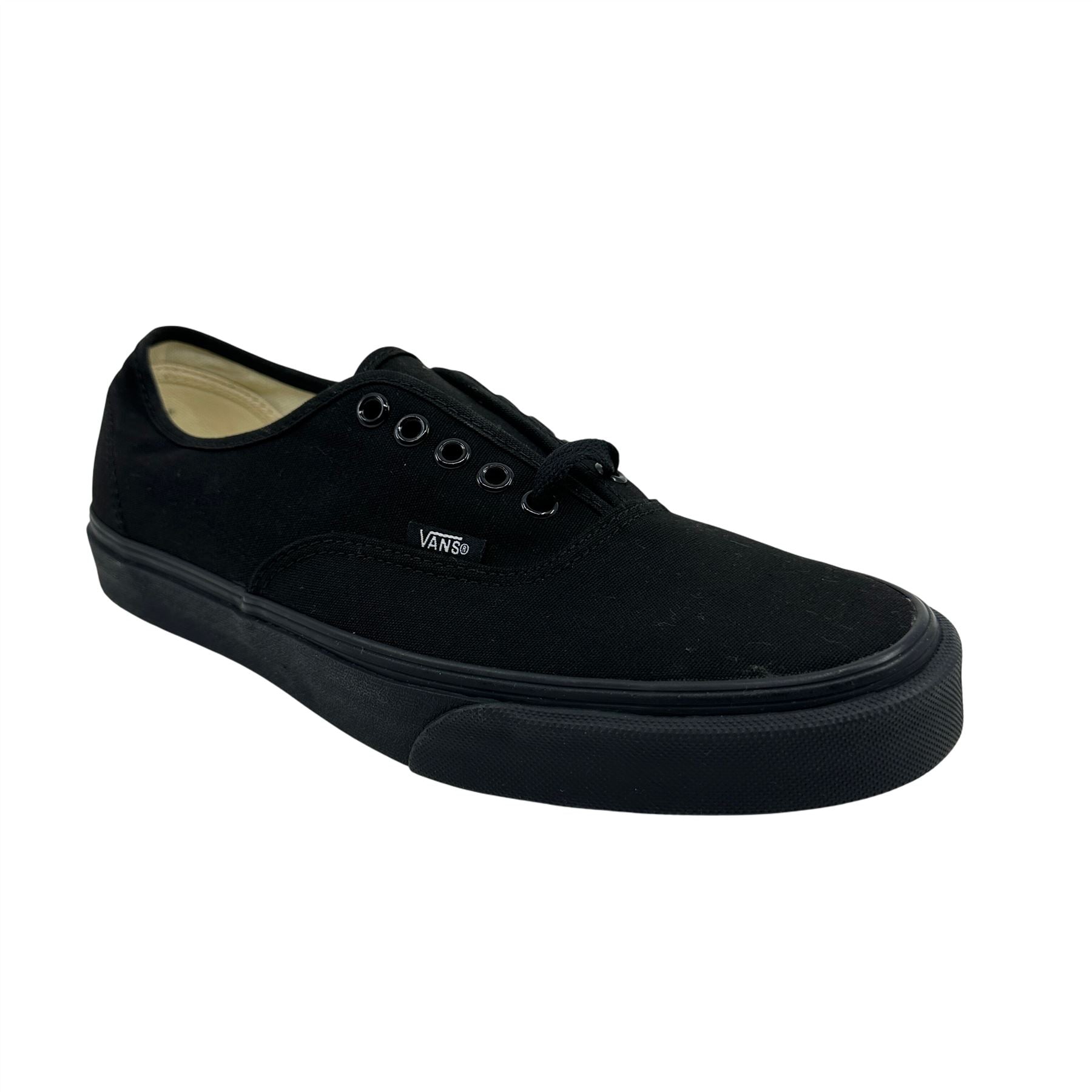 VANS Authentic Triple Black Womens Athletic Sneaker
