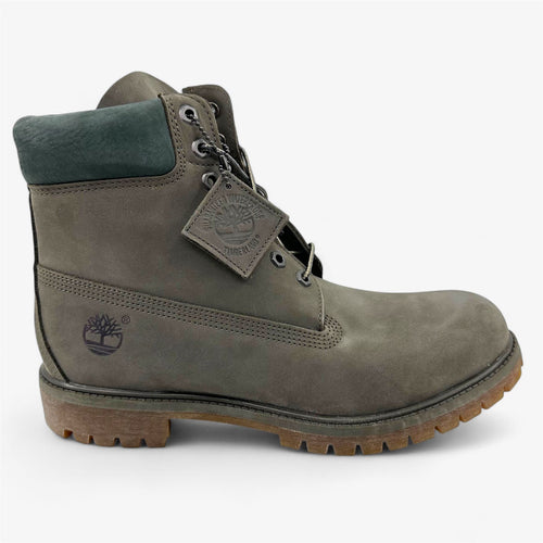 Timberland 6 Inch Premium Gray Mens Boot Waterproof Combat