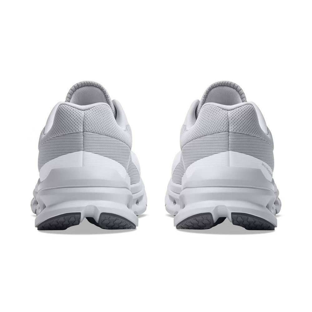 Women's Wide Fit On Cloudrunner Training Shoes - White/Frost