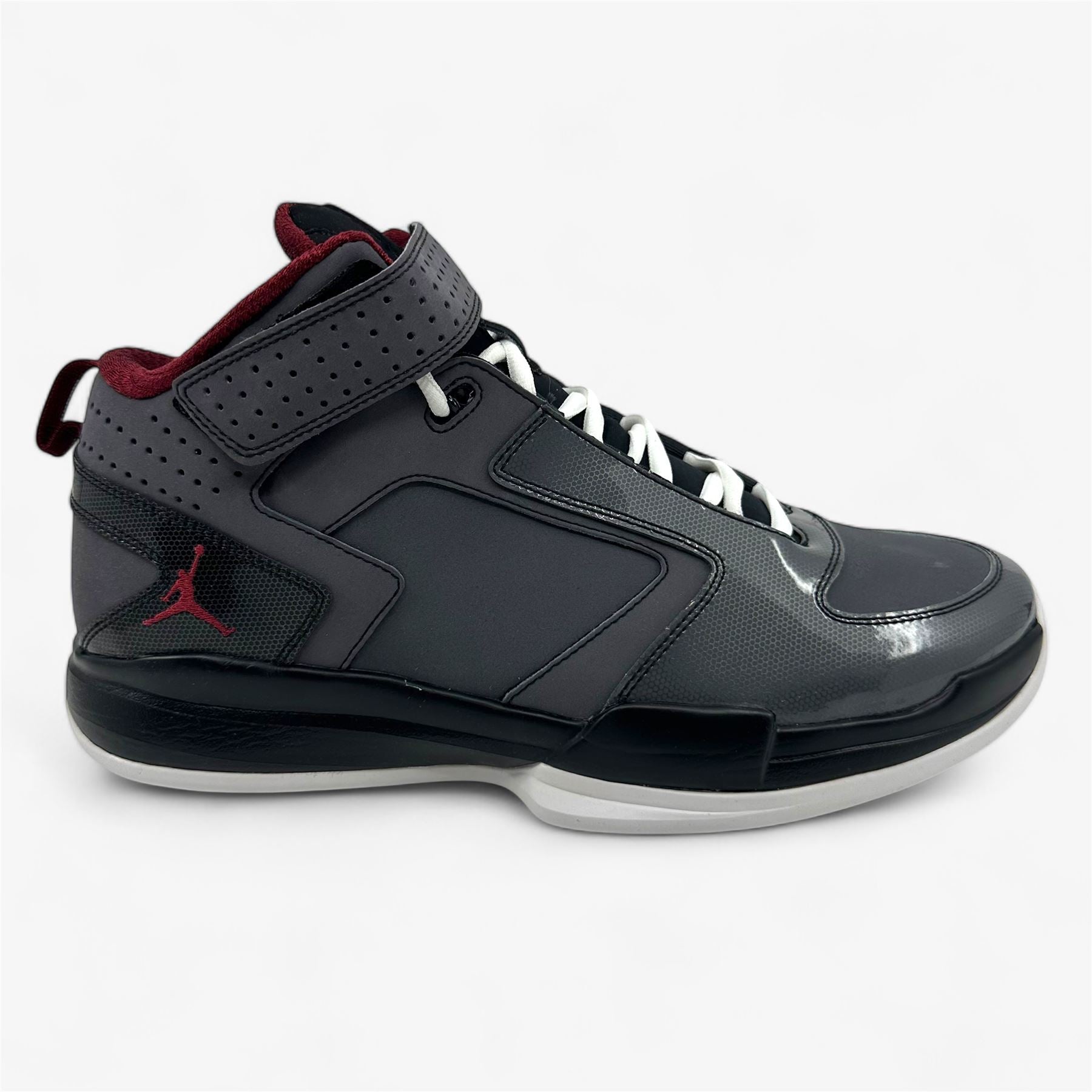 Jordan BCT Mid Dark Grey Red Black White Mens Size 11 Athletic Sneaker