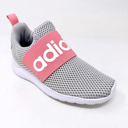 Adidas Lite Racer Adapt 4.0 K Gray Pink Kids Youth Running Shoes Q47209