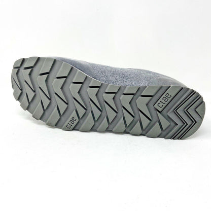 Clae Hayward Charcoal Wool Mens Premium Casual Sneakers