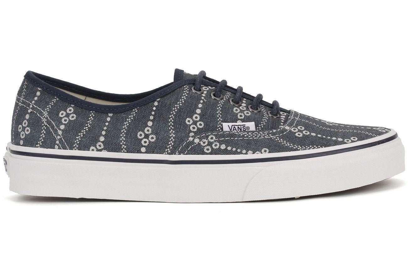 VANS Authentic (Indigo) Mood Indigo Navy Blue White Womens Casual Shoes