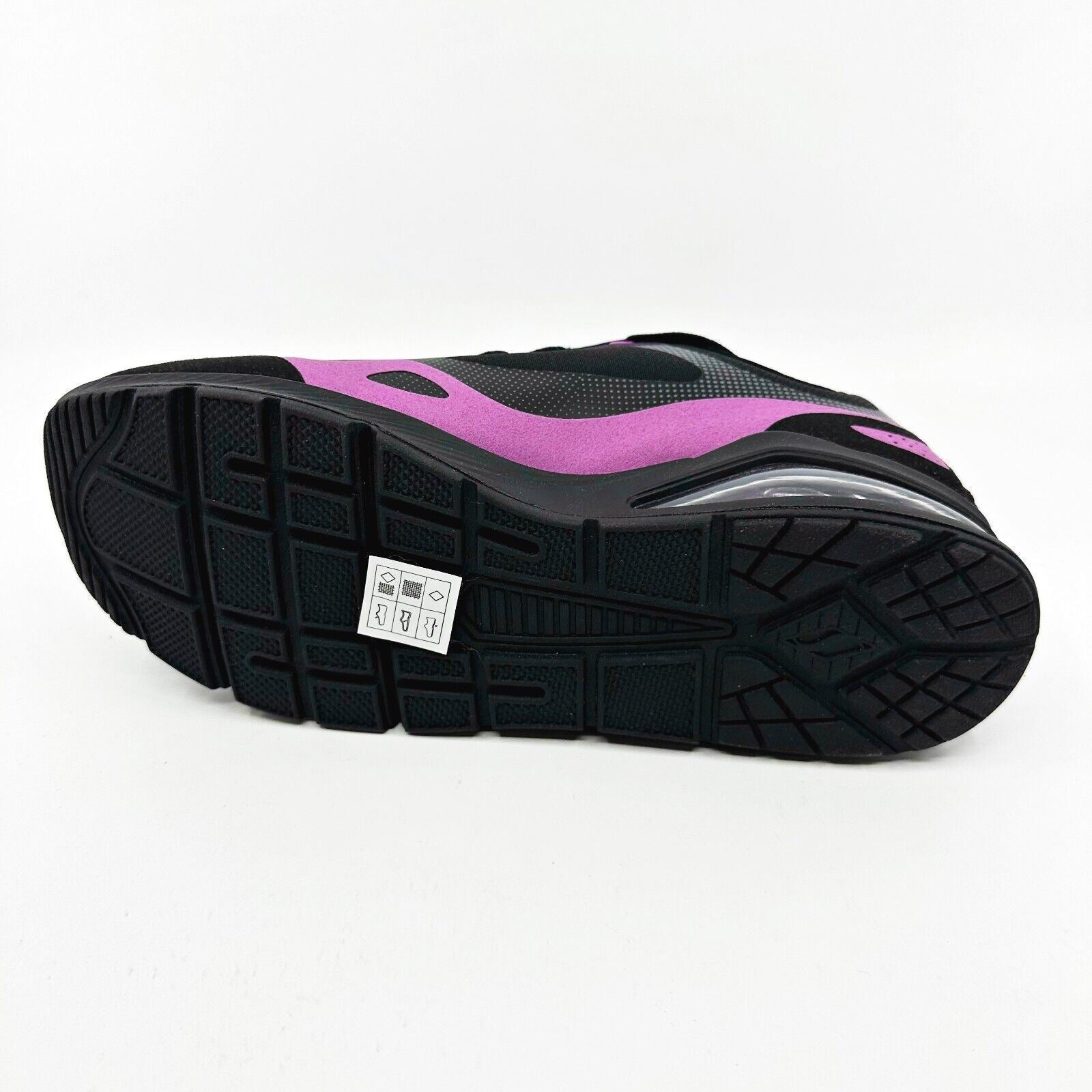 Skechers Uno 2 Mad Air Black Pink Womens Athletic Comfort Sneakers