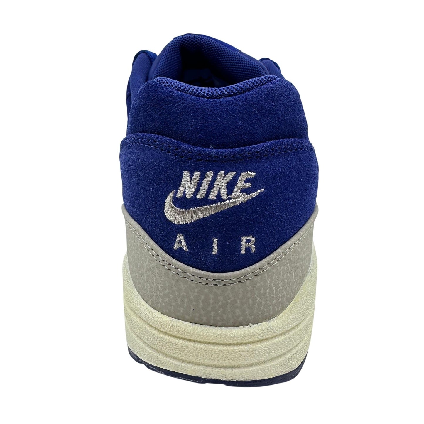 Nike Air Max 1 Premium Royal Blue White Mens Athletic Sneaker