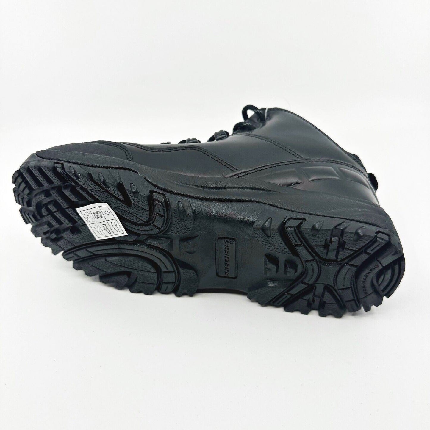 Skechers Relment Traven Black Kids Size 4 Waterproof Boots