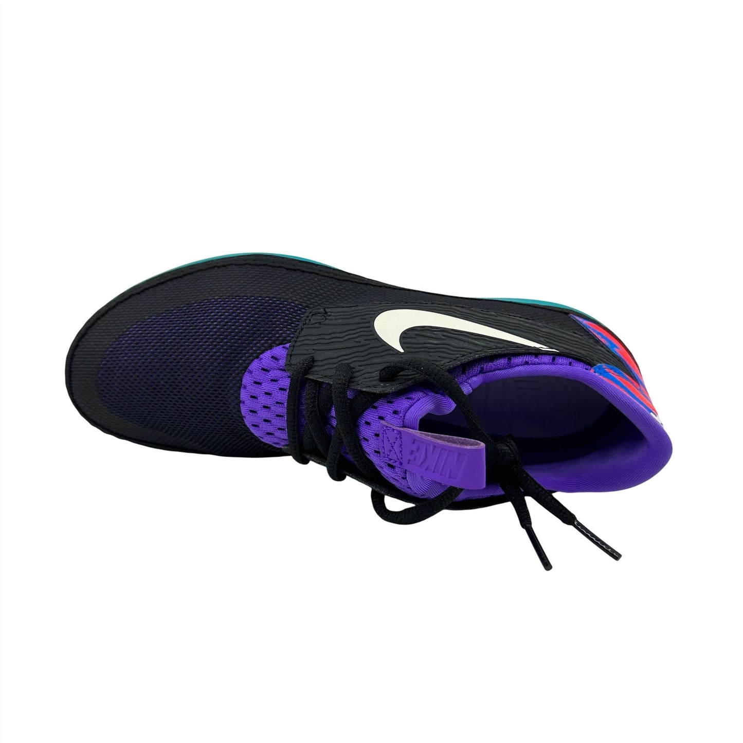 Nike Solarsoft Moccasin Black White Green Purple Mens Size 7 Athletic Sneaker
