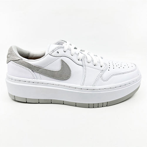 Jordan Air Jordan 1 Elevate Low White Natural Grey White Womens Athletic Sneaker