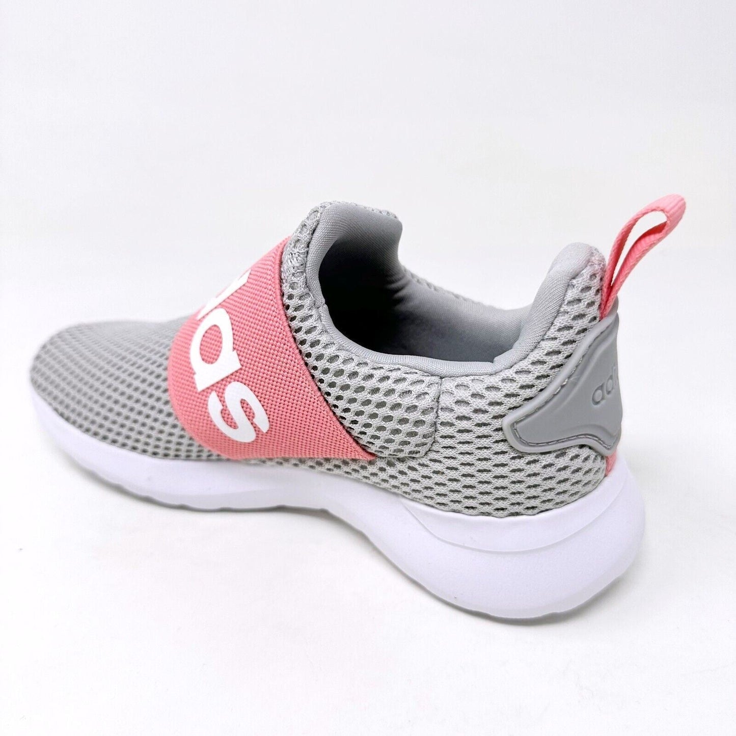 Adidas Lite Racer Adapt 4.0 K Gray Pink Kids Youth Running Shoes Q47209