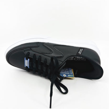 Skechers Cordova Classic New Reign Black White Womens  Slip On Sneakers