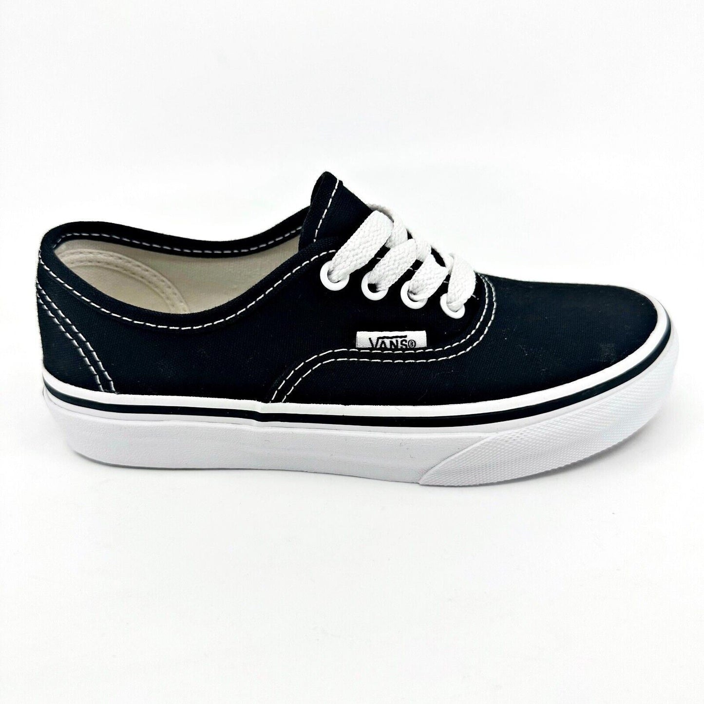 Vans Authentic Classic Black White Kids Casual Sneakers