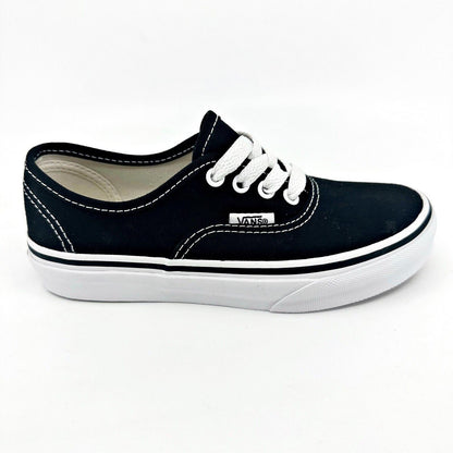 Vans Authentic Classic Black White Kids Casual Sneakers