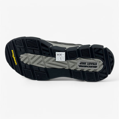 Skechers Respected Holmgren Charcoal Mens Athletic Goodyear Outsole Sneaker