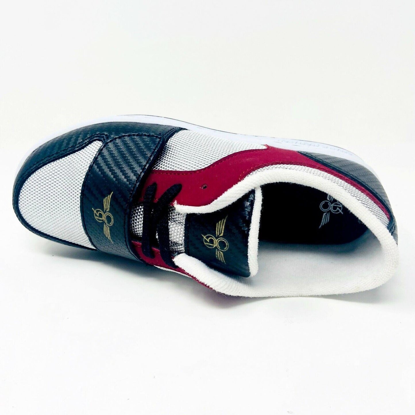 Creative Recreation Cesario Lo Silver Black Burgundy Youth Kids Sneakers