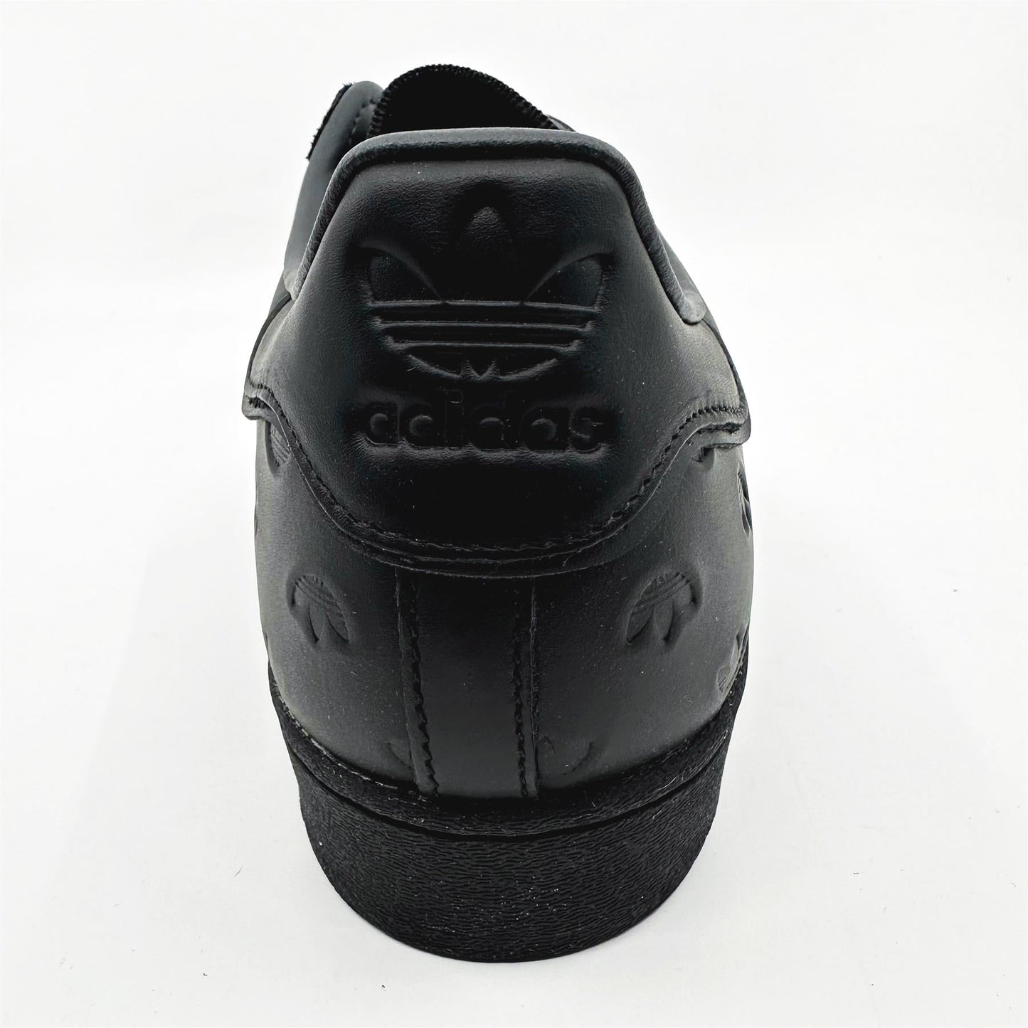 Adidas Superstar Core Black Debossed Carbon Mens Athletic Sneakers