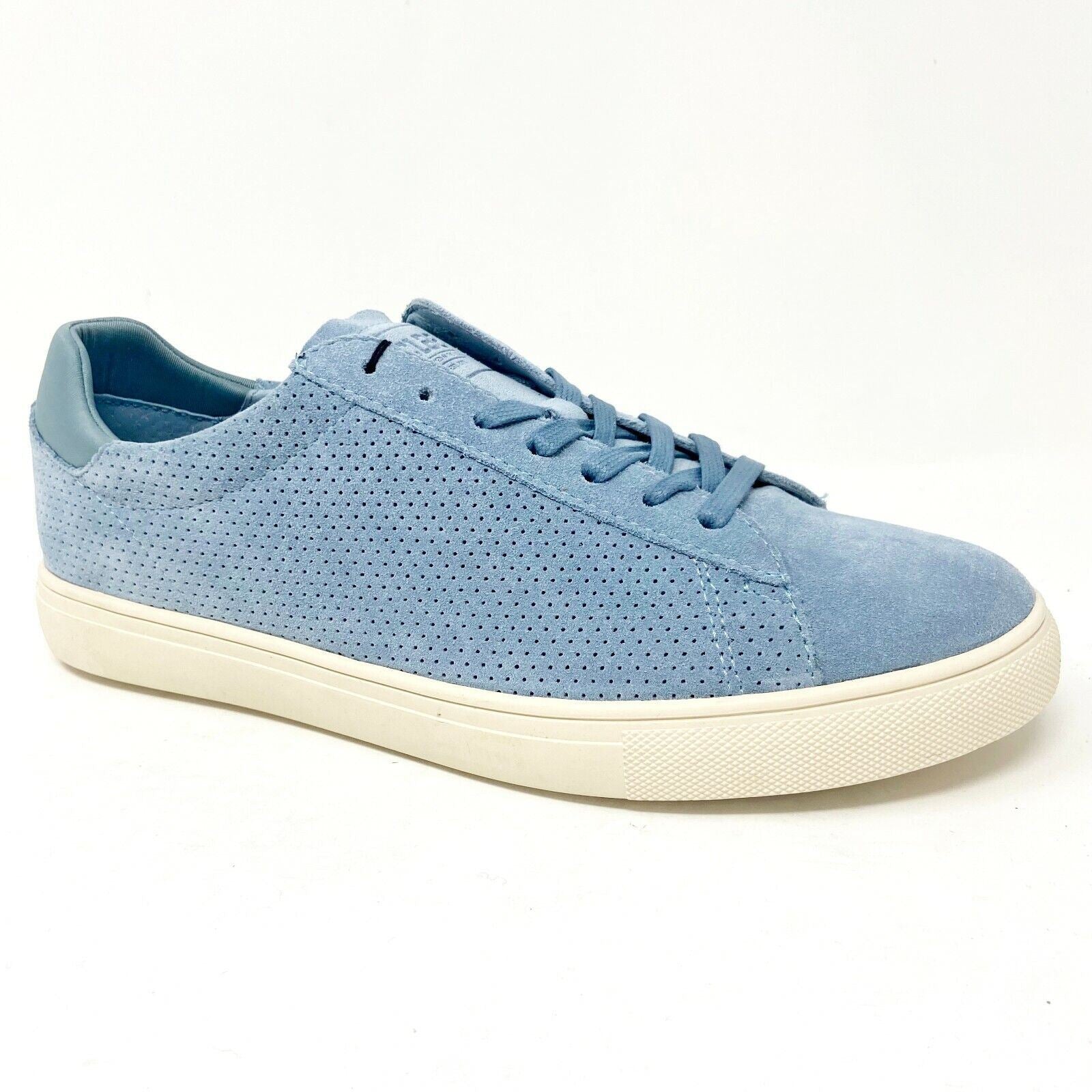 Clae Bradley Perf Steel Suede Cream  Mens Premium Casual Sneakers