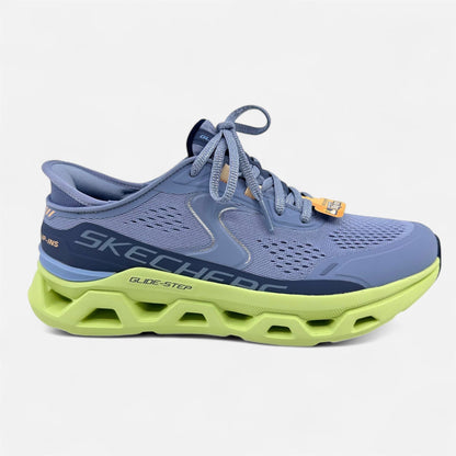 Skechers Glide Step Altus Blue Multicolor Womens Athletic Slip Ins Sneaker