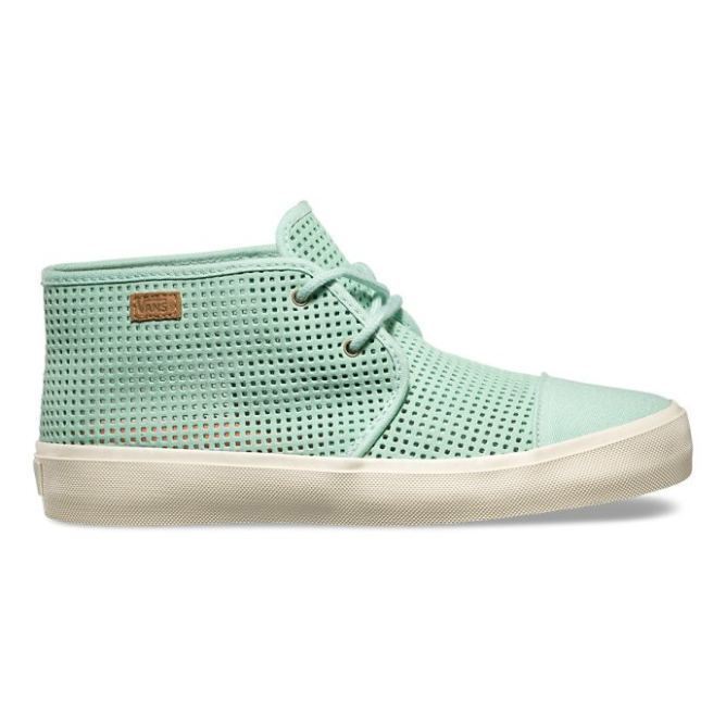VANS Rhea SF (Square Perf) Gossamer Green Casual Sneakers Womens Size 8