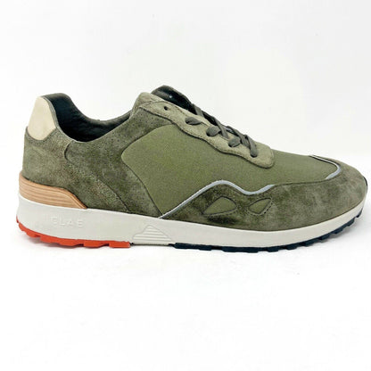 Clae Hayden Hiking Green Suede Mens Premium Casual Sneakers