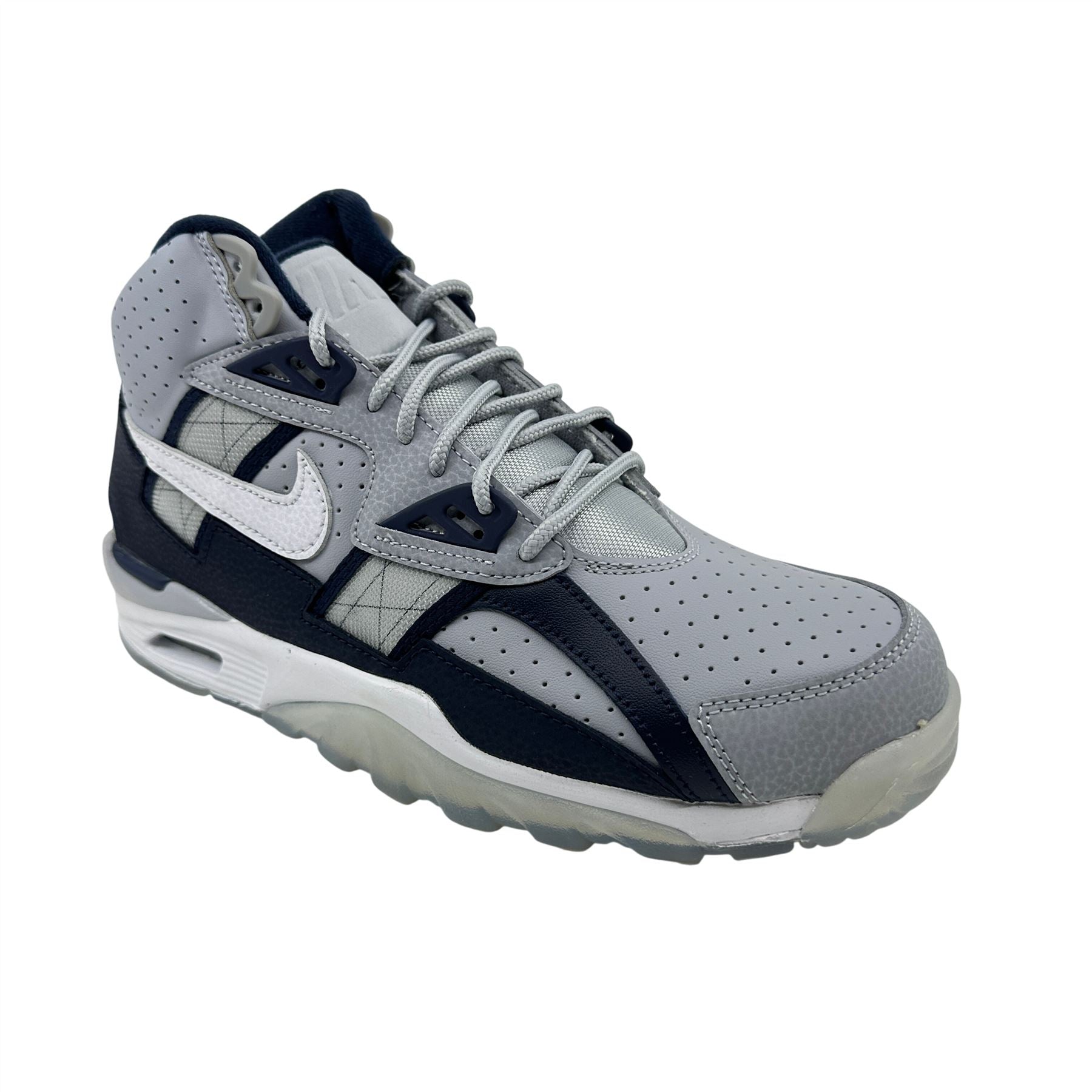 Nike Air Trainer SC High Wolf Grey White Obsidian Mens Size 9 Athletic Sneaker
